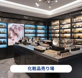 化粧品売り場